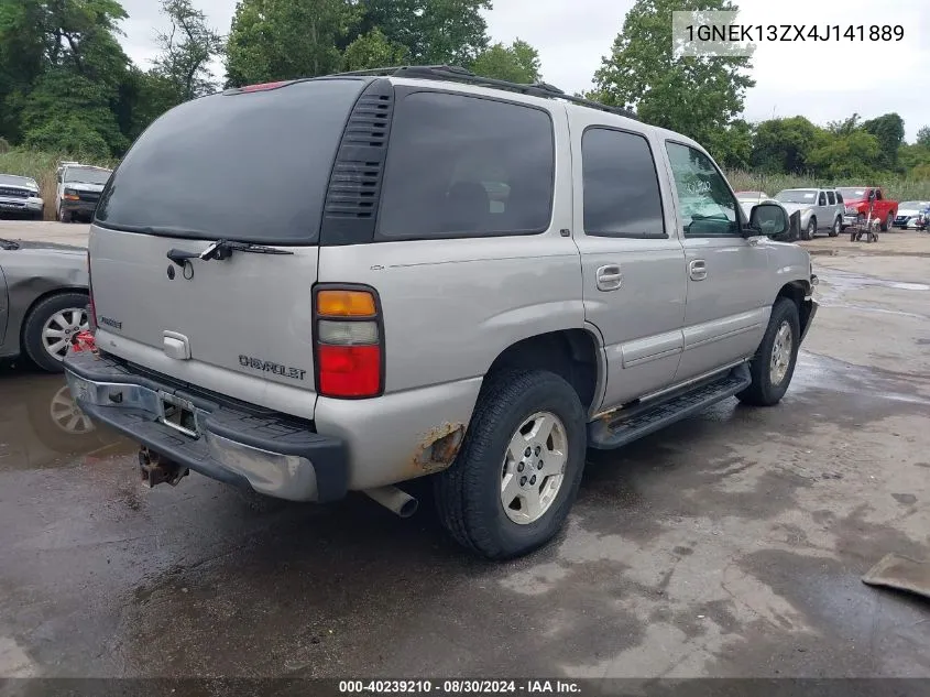 2004 Chevrolet Tahoe Lt VIN: 1GNEK13ZX4J141889 Lot: 40239210