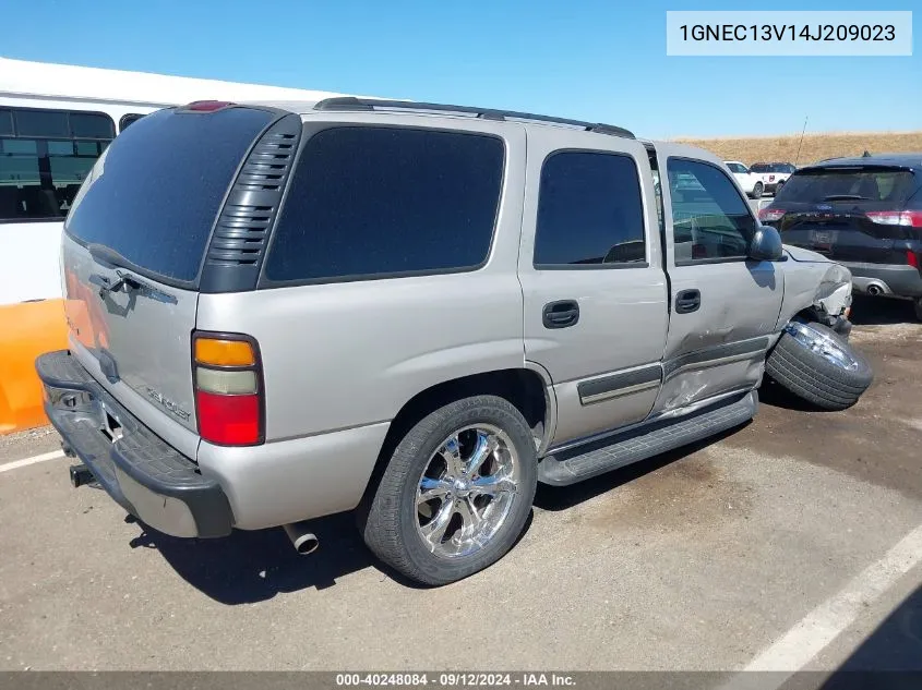 2004 Chevrolet Tahoe Ls VIN: 1GNEC13V14J209023 Lot: 40248084