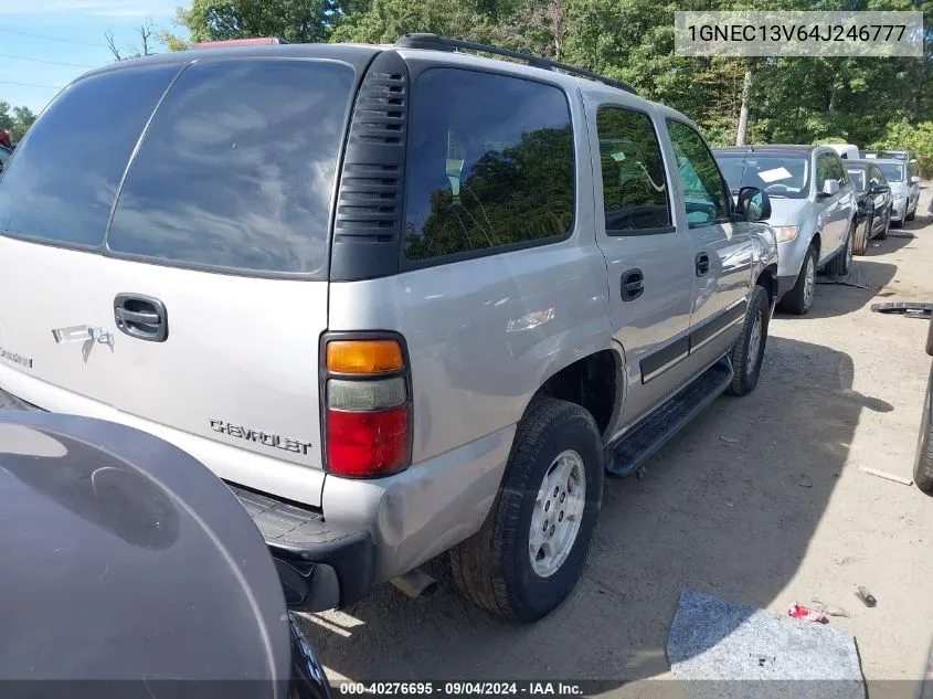 2004 Chevrolet Tahoe Ls VIN: 1GNEC13V64J246777 Lot: 40276695