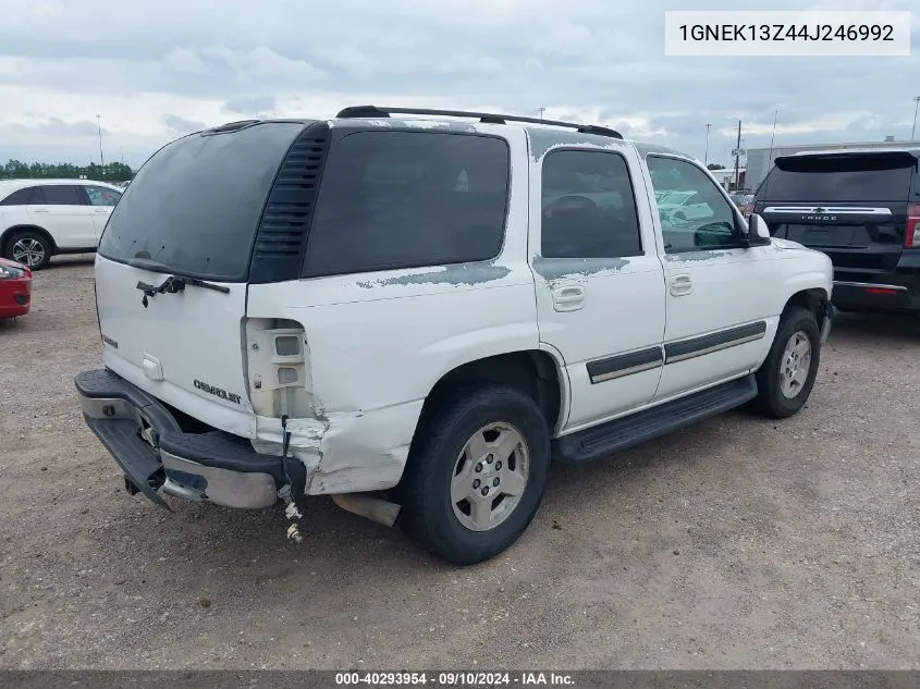 2004 Chevrolet Tahoe Ls VIN: 1GNEK13Z44J246992 Lot: 40293954