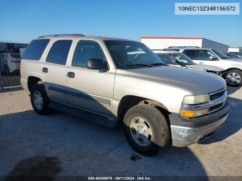 2004 Chevrolet Tahoe C1500 VIN: 1GNEC13Z34R156572 Lot: 40305079