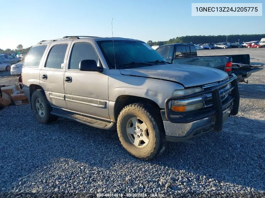 2004 Chevrolet Tahoe Ls VIN: 1GNEC13Z24J205775 Lot: 40314618