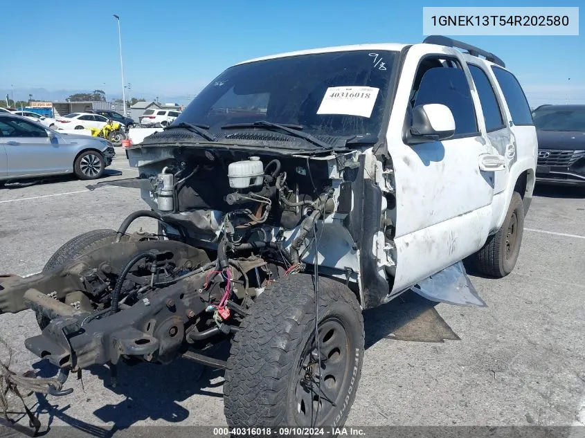 2004 Chevrolet Tahoe K1500 VIN: 1GNEK13T54R202580 Lot: 40316018