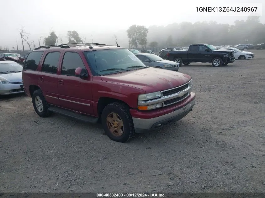 1GNEK13Z64J240967 2004 Chevrolet Tahoe Lt