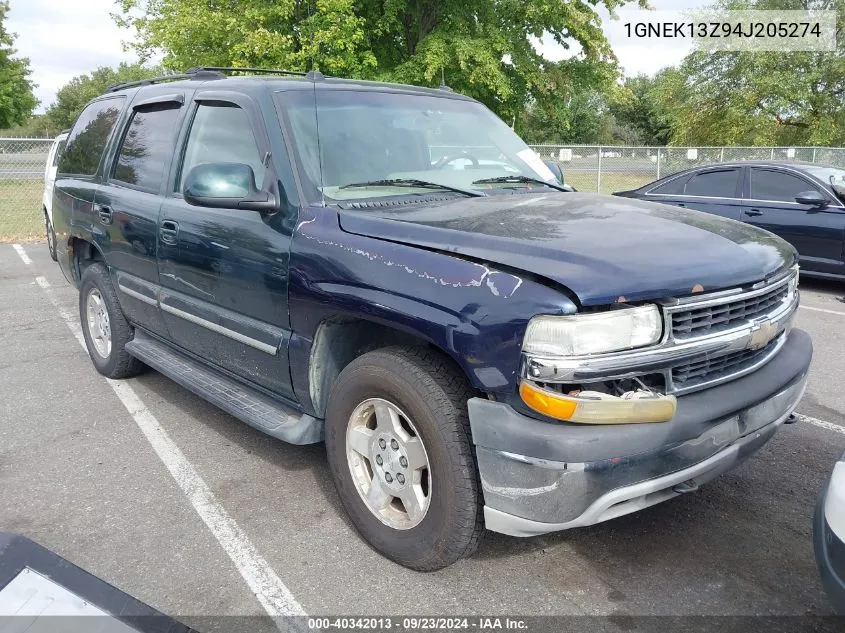 2004 Chevrolet Tahoe Lt VIN: 1GNEK13Z94J205274 Lot: 40342013