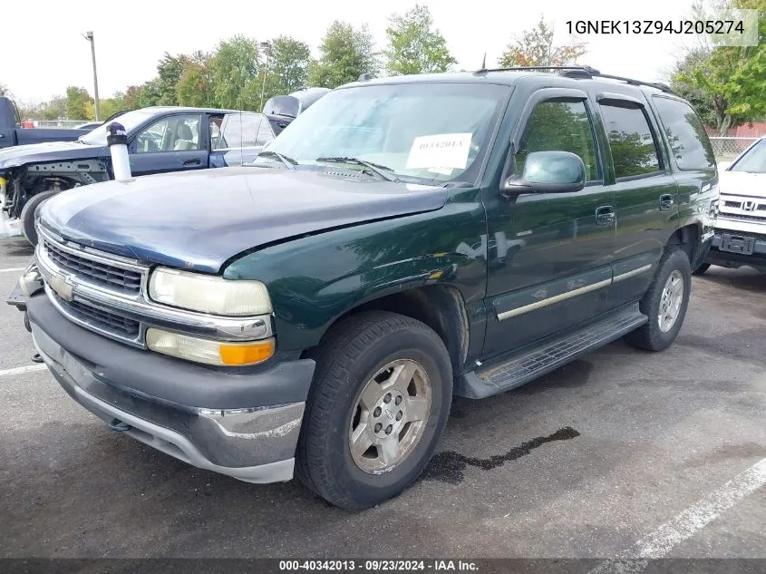 1GNEK13Z94J205274 2004 Chevrolet Tahoe Lt