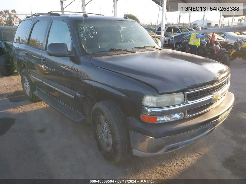 2004 Chevrolet Tahoe Lt VIN: 1GNEC13T64R268388 Lot: 40369504