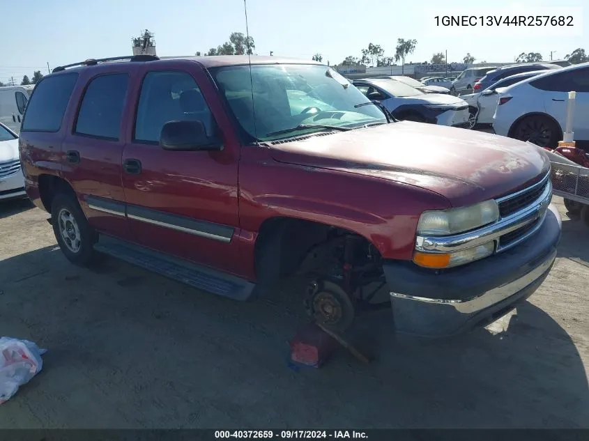 2004 Chevrolet Tahoe Ls VIN: 1GNEC13V44R257682 Lot: 40372659