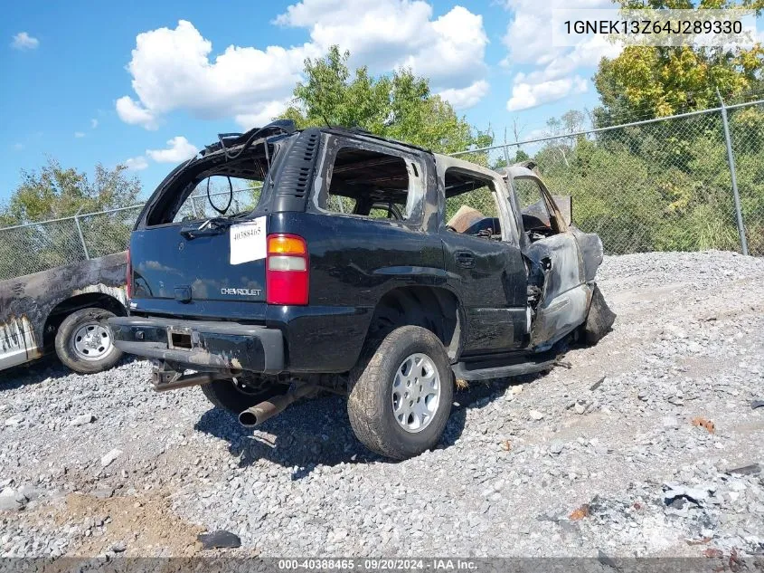 1GNEK13Z64J289330 2004 Chevrolet Tahoe Lt