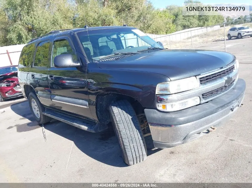 1GNEK13T24R134979 2004 Chevrolet Tahoe Lt