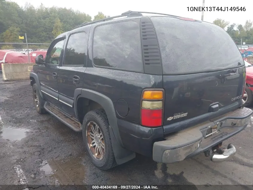 1GNEK13T44J149546 2004 Chevrolet Tahoe Lt