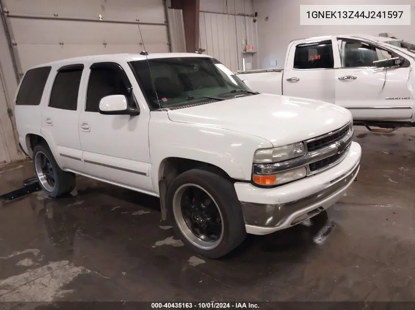 2004 Chevrolet Tahoe Lt VIN: 1GNEK13Z44J241597 Lot: 40435163