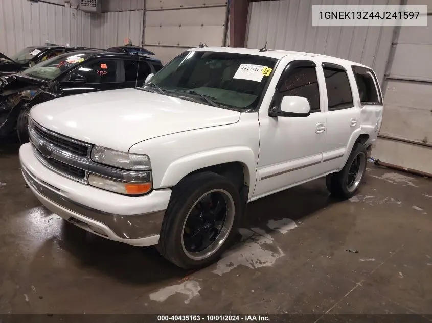 2004 Chevrolet Tahoe Lt VIN: 1GNEK13Z44J241597 Lot: 40435163