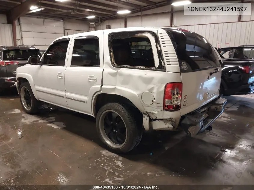 2004 Chevrolet Tahoe Lt VIN: 1GNEK13Z44J241597 Lot: 40435163