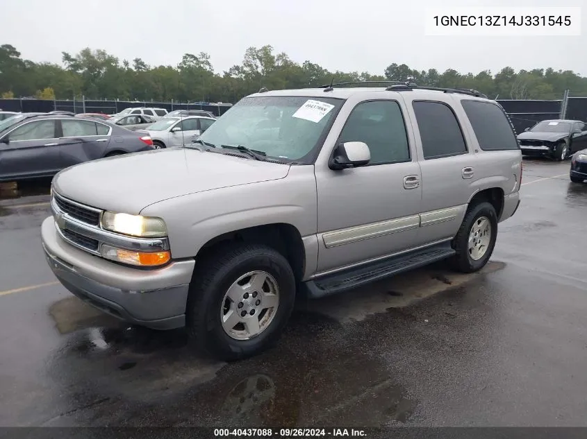 2004 Chevrolet Tahoe C1500 VIN: 1GNEC13Z14J331545 Lot: 40437088