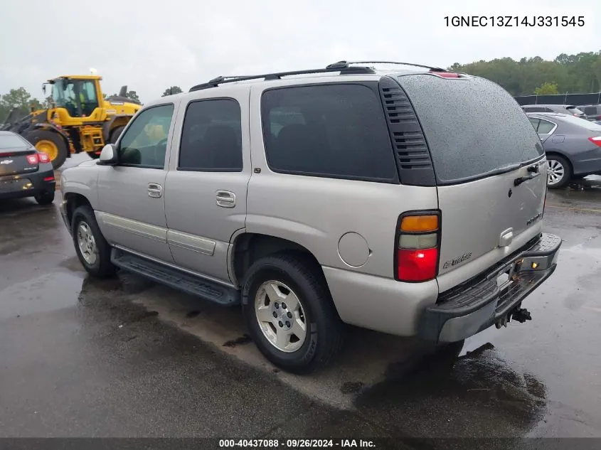 2004 Chevrolet Tahoe C1500 VIN: 1GNEC13Z14J331545 Lot: 40437088