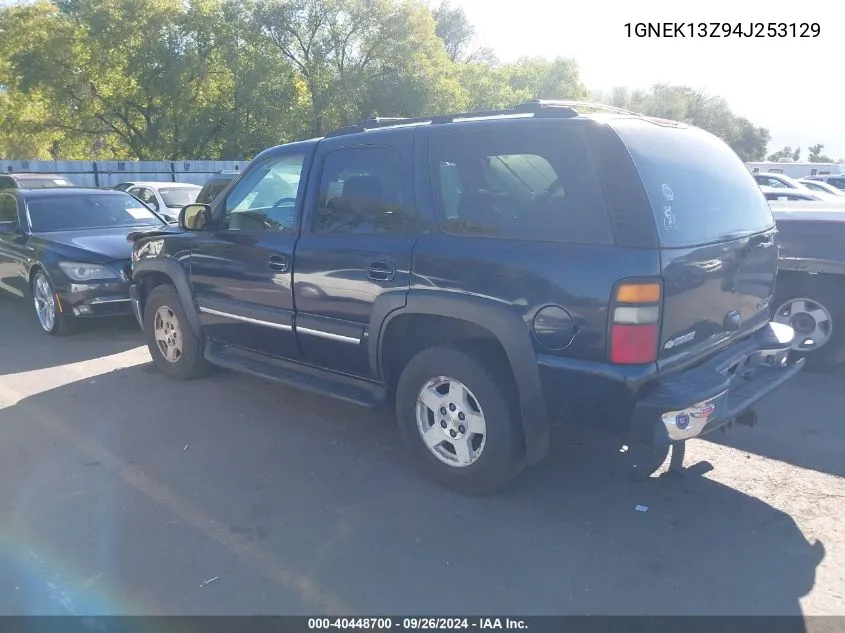 2004 Chevrolet Tahoe Lt VIN: 1GNEK13Z94J253129 Lot: 40448700