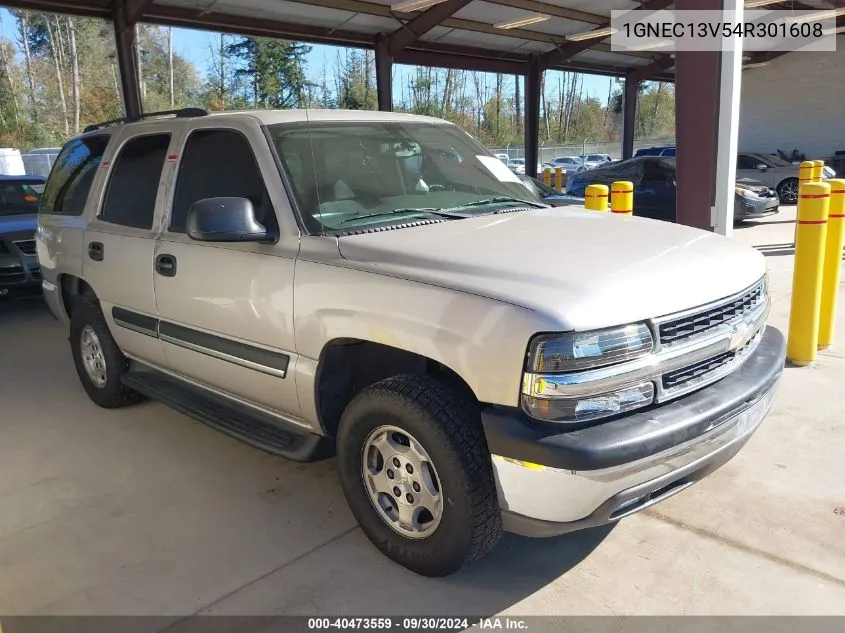 2004 Chevrolet Tahoe Ls VIN: 1GNEC13V54R301608 Lot: 40473559