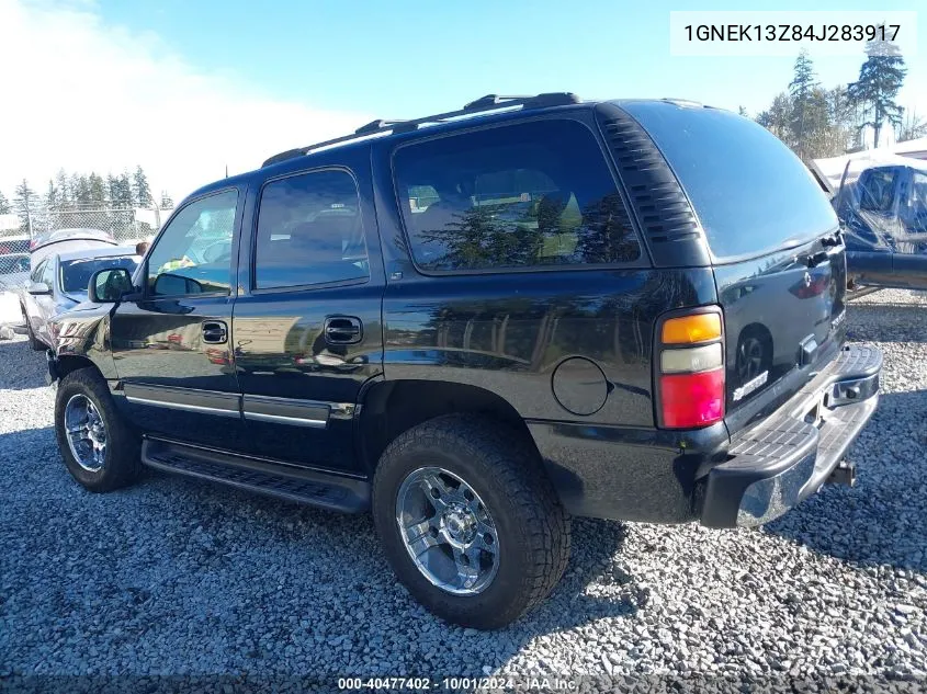 2004 Chevrolet Tahoe K1500 VIN: 1GNEK13Z84J283917 Lot: 40477402