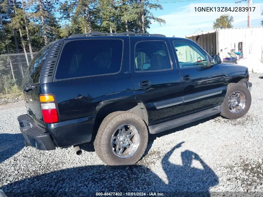 2004 Chevrolet Tahoe K1500 VIN: 1GNEK13Z84J283917 Lot: 40477402