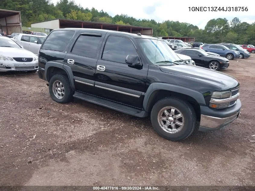 2004 Chevrolet Tahoe Lt VIN: 1GNEC13Z44J318756 Lot: 40477816