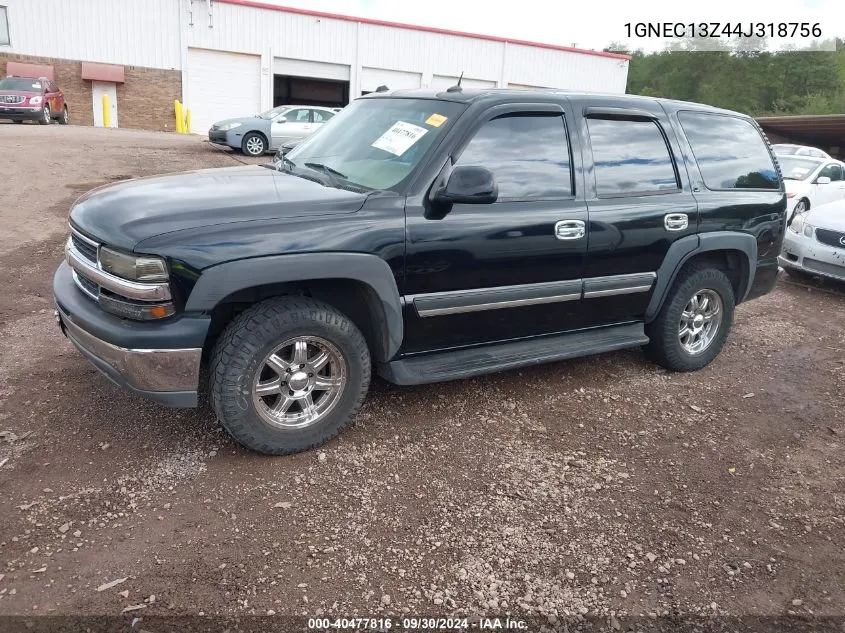 2004 Chevrolet Tahoe Lt VIN: 1GNEC13Z44J318756 Lot: 40477816