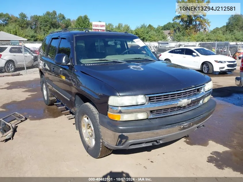 2004 Chevrolet Tahoe Lt VIN: 1GNEK13Z94J212581 Lot: 40482501