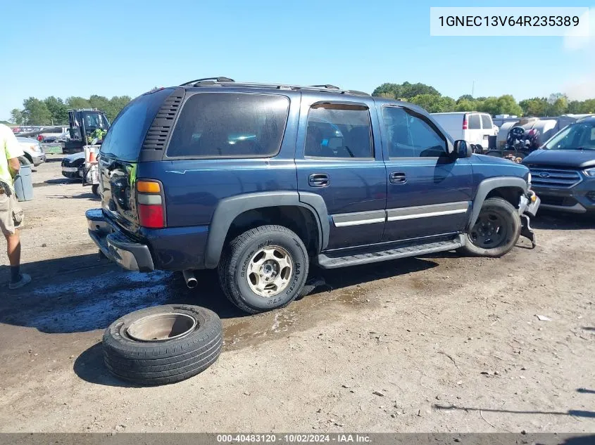 2004 Chevrolet Tahoe Ls VIN: 1GNEC13V64R235389 Lot: 40483120