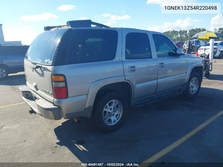 2004 Chevrolet Tahoe Z71 VIN: 1GNEK13Z54R220498 Lot: 40491487