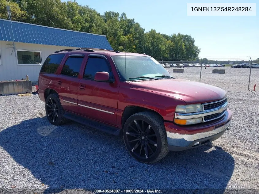 2004 Chevrolet Tahoe Lt VIN: 1GNEK13Z54R248284 Lot: 40524897