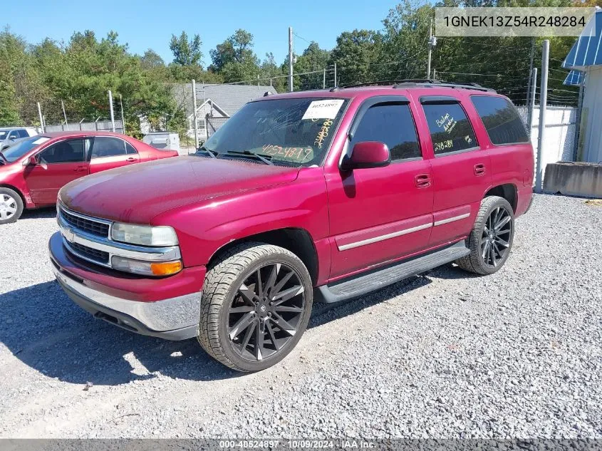 2004 Chevrolet Tahoe Lt VIN: 1GNEK13Z54R248284 Lot: 40524897