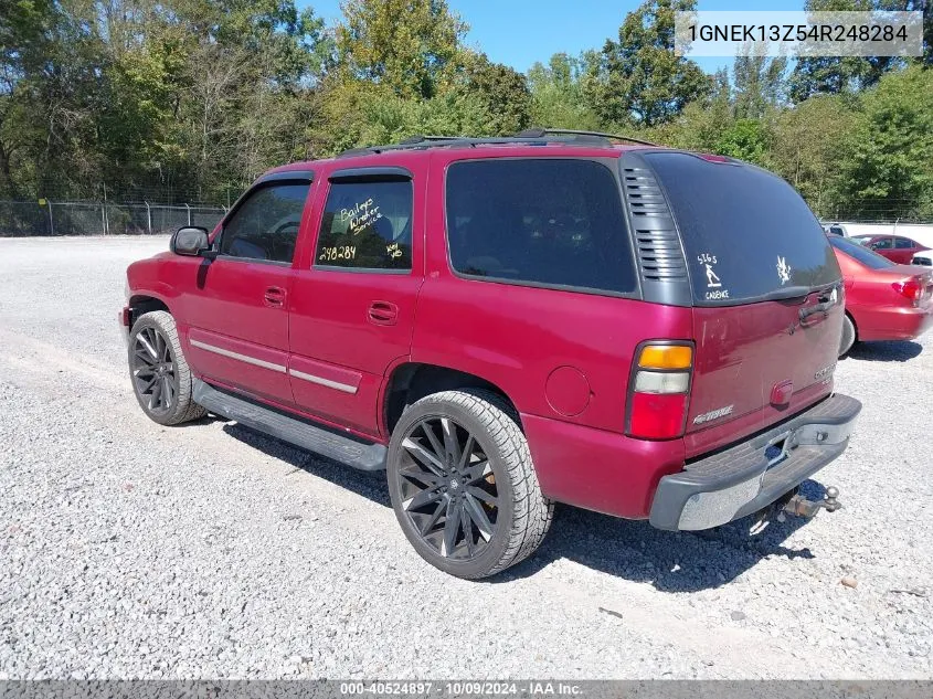 2004 Chevrolet Tahoe Lt VIN: 1GNEK13Z54R248284 Lot: 40524897