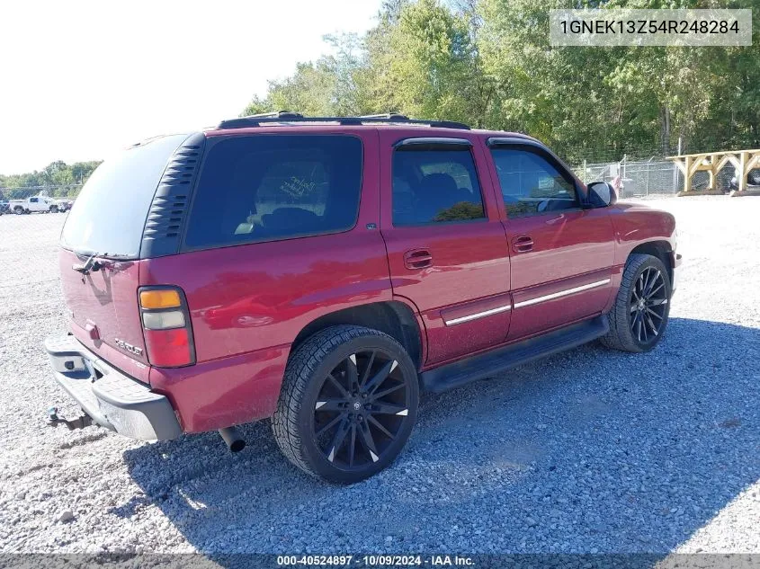 2004 Chevrolet Tahoe Lt VIN: 1GNEK13Z54R248284 Lot: 40524897