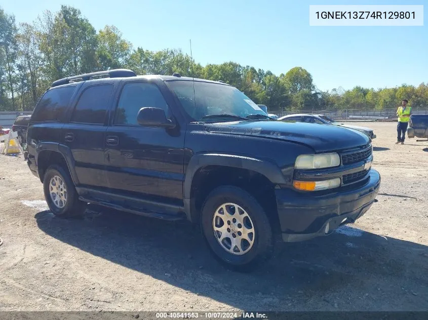 2004 Chevrolet Tahoe Z71 VIN: 1GNEK13Z74R129801 Lot: 40541553