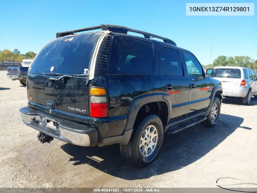 2004 Chevrolet Tahoe Z71 VIN: 1GNEK13Z74R129801 Lot: 40541553