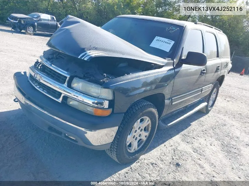 2004 Chevrolet Tahoe Ls VIN: 1GNEK13VX4J252116 Lot: 40541660