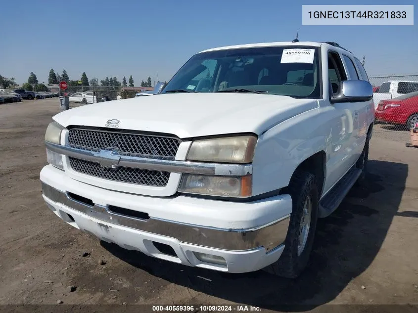 2004 Chevrolet Tahoe Ls VIN: 1GNEC13T44R321833 Lot: 40559396