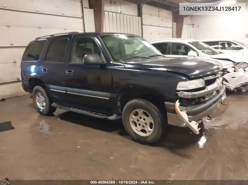 2004 Chevrolet Tahoe Ls VIN: 1GNEK13Z34J128417 Lot: 40564369