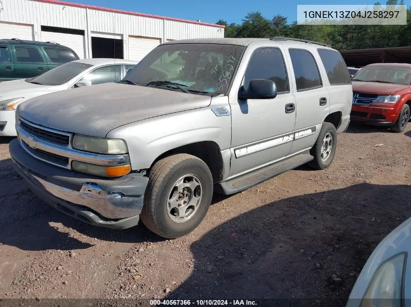 1GNEK13Z04J258297 2004 Chevrolet Tahoe K1500