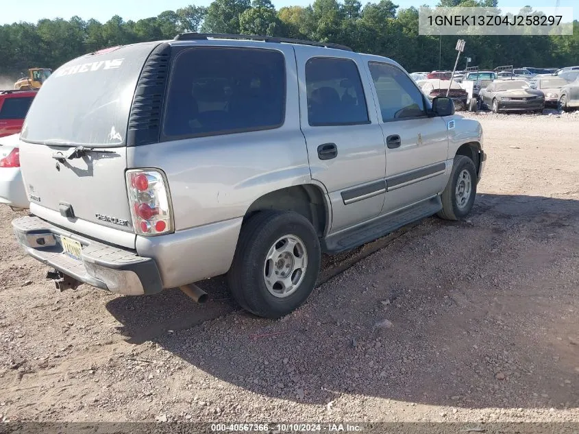 2004 Chevrolet Tahoe K1500 VIN: 1GNEK13Z04J258297 Lot: 40567366