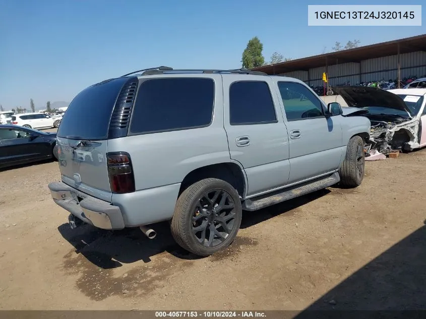 2004 Chevrolet Tahoe Lt VIN: 1GNEC13T24J320145 Lot: 40577153