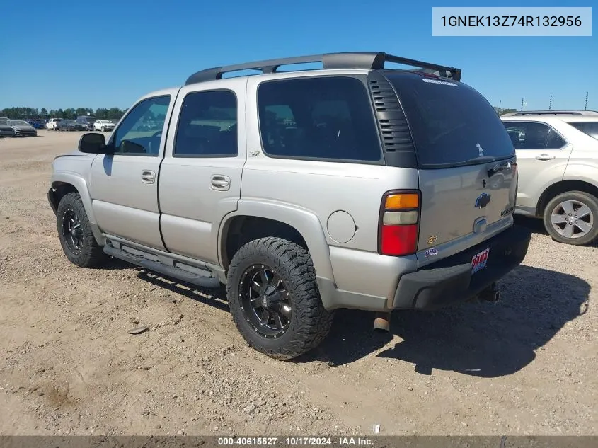 2004 Chevrolet Tahoe Z71 VIN: 1GNEK13Z74R132956 Lot: 40615527