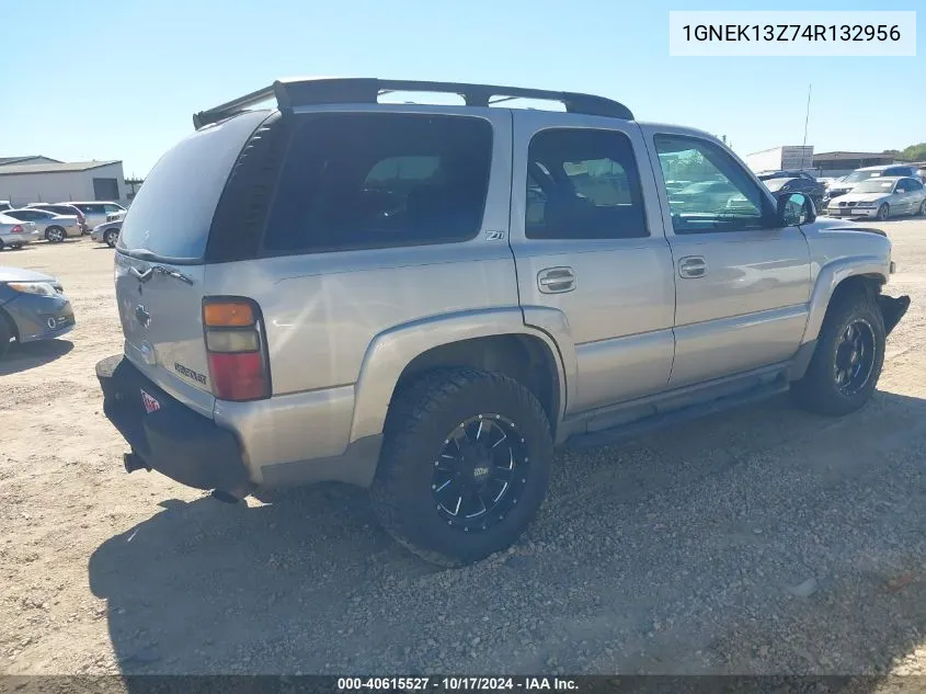 2004 Chevrolet Tahoe Z71 VIN: 1GNEK13Z74R132956 Lot: 40615527