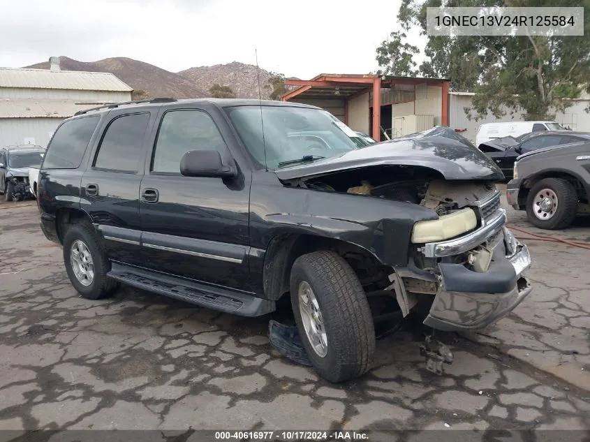 2004 Chevrolet Tahoe Ls VIN: 1GNEC13V24R125584 Lot: 40616977