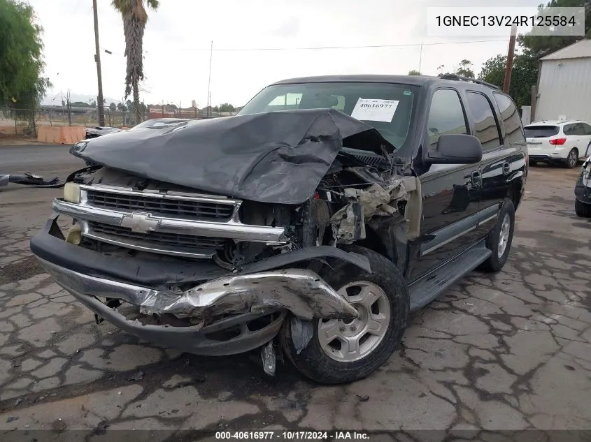 2004 Chevrolet Tahoe Ls VIN: 1GNEC13V24R125584 Lot: 40616977