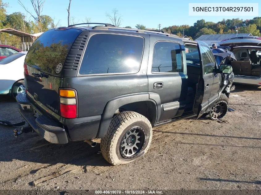 1GNEC13T04R297501 2004 Chevrolet Tahoe Lt