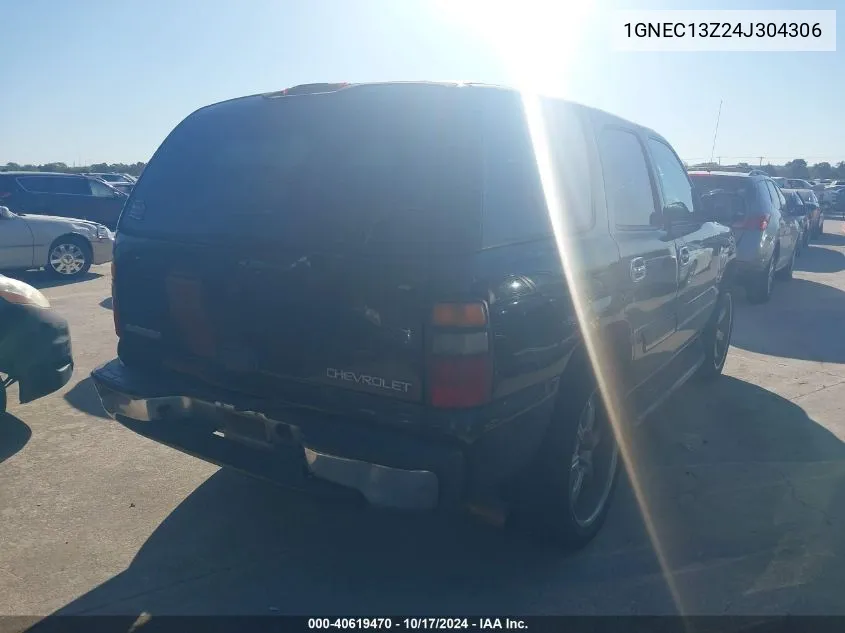 1GNEC13Z24J304306 2004 Chevrolet Tahoe Ls