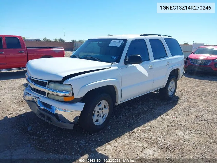 2004 Chevrolet Tahoe Ls VIN: 1GNEC13Z14R270246 Lot: 40663180