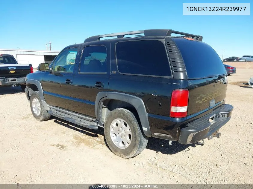 2004 Chevrolet Tahoe Z71 VIN: 1GNEK13Z24R239977 Lot: 40673385