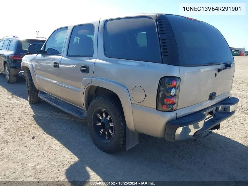 2004 Chevrolet Tahoe Ls VIN: 1GNEC13V64R291901 Lot: 40680152